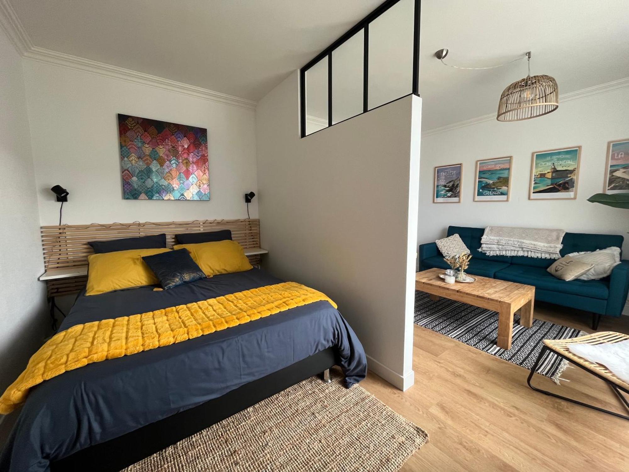 Coeur De Concarneau, Appartement Entier, Proche Centre, Corniche Et Plage Avec Parking Exterior foto