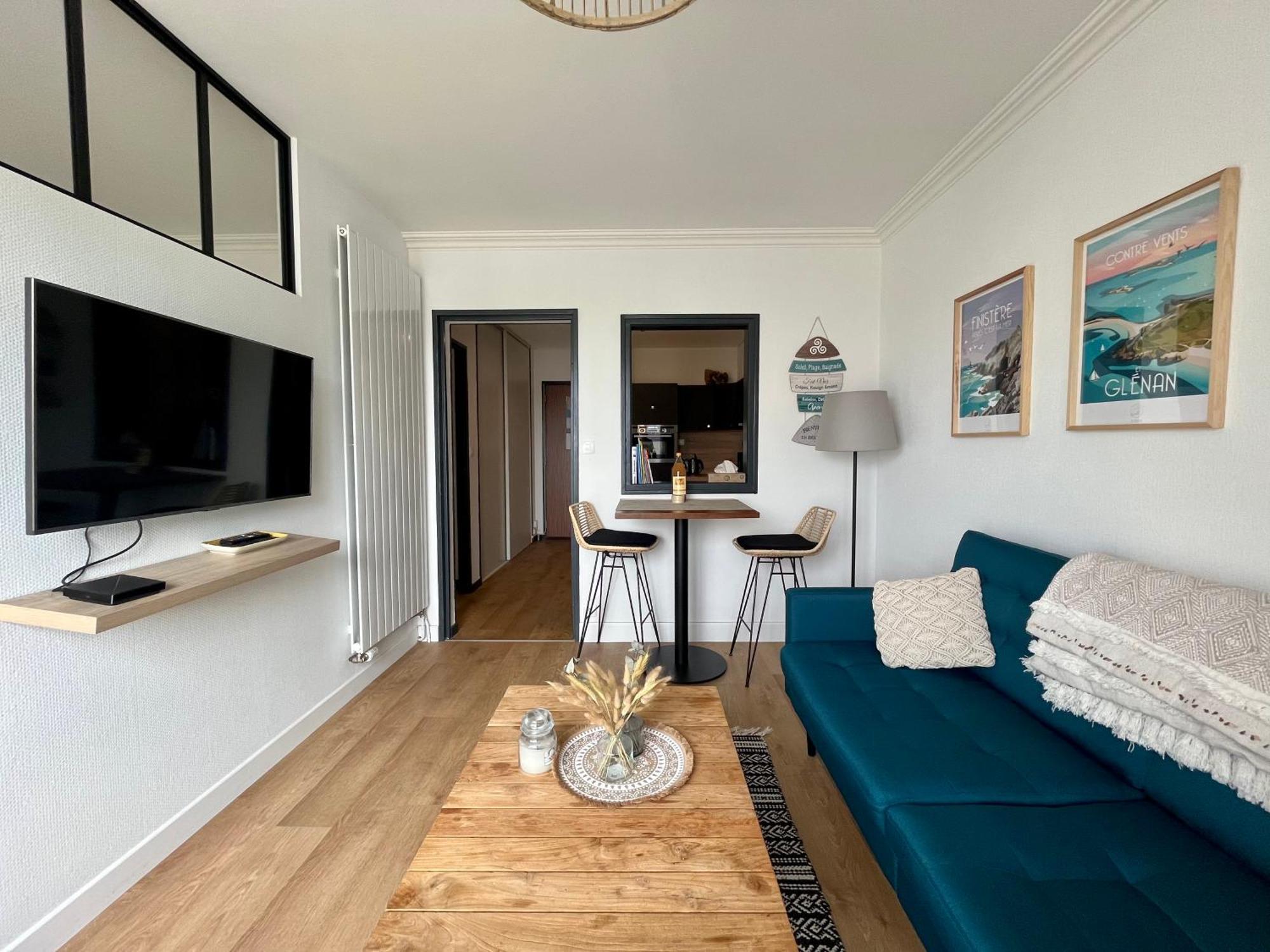 Coeur De Concarneau, Appartement Entier, Proche Centre, Corniche Et Plage Avec Parking Exterior foto