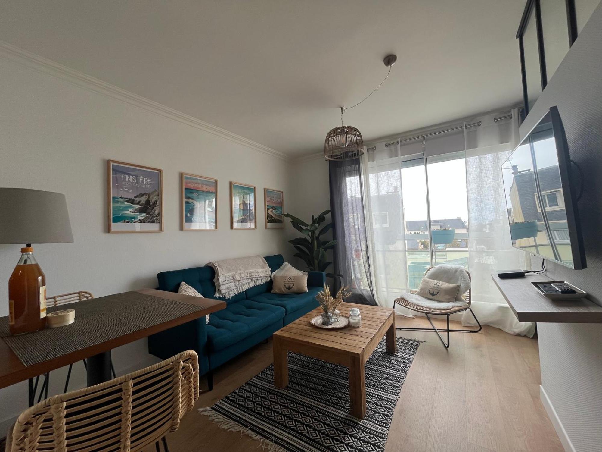 Coeur De Concarneau, Appartement Entier, Proche Centre, Corniche Et Plage Avec Parking Exterior foto